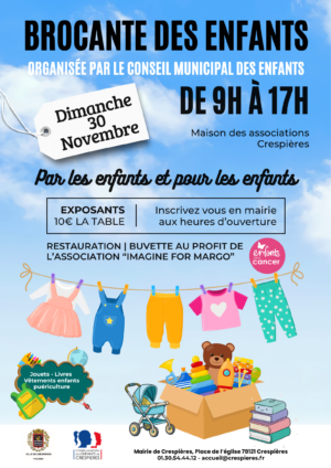 Brocante des Enfants à Crespières !